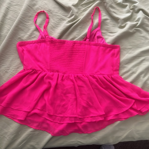 Hot Pink Crop Peplum 😽 - Picture 7 of 7